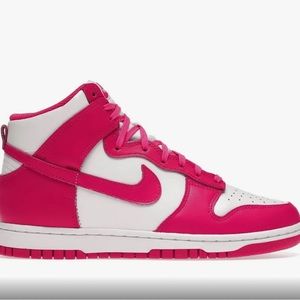 Nike Women's Sneakers - Pink and White